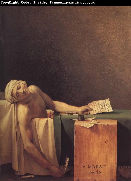Jacques-Louis David Marats dod
